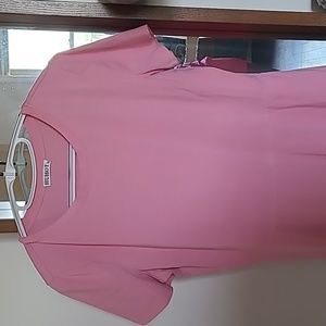 Baby pink knee length dress
